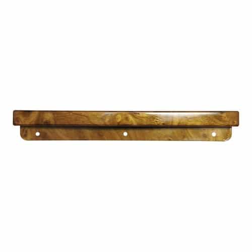 The Burlwood Strip | A3858-RP for EdenPURE Gen 3 500/500 XL is a polished wooden French cleat with three mounting holes, perfect for securely and stylishly hanging or securing items to your wall.