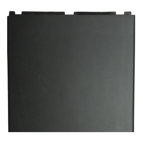 A close-up of a smooth, black rectangular Right Panel (A3854-RP) for the EdenPURE Gen 3 500, photographed from above on a white background.