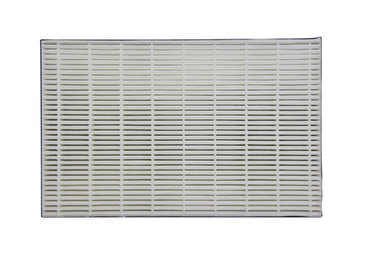 The HEPA Filter | A5248 features a rectangular shape with a white, grid-like mesh pattern and a slim dark border, displayed against a white background.