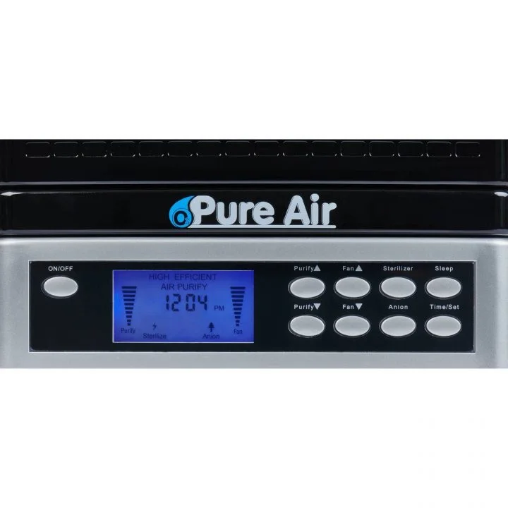 O3 Pure Air Purifier | Front Controls