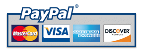 PayPal & Major Credit Cards Accepted