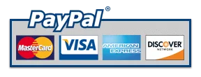 PayPal & Major Credit Cards Accepted
