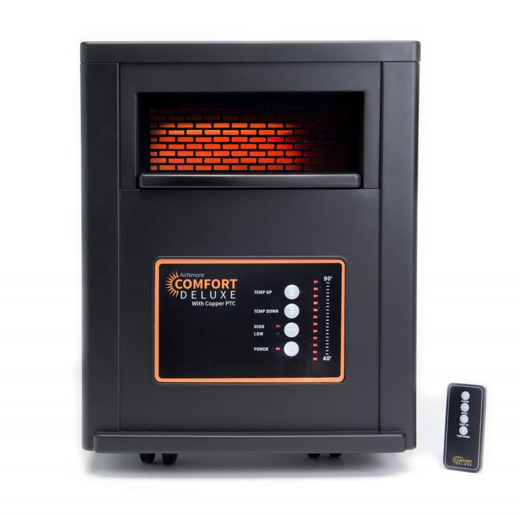 Comfort Deluxe with Copper PTC Infrared Zone Heater by AirNmore
