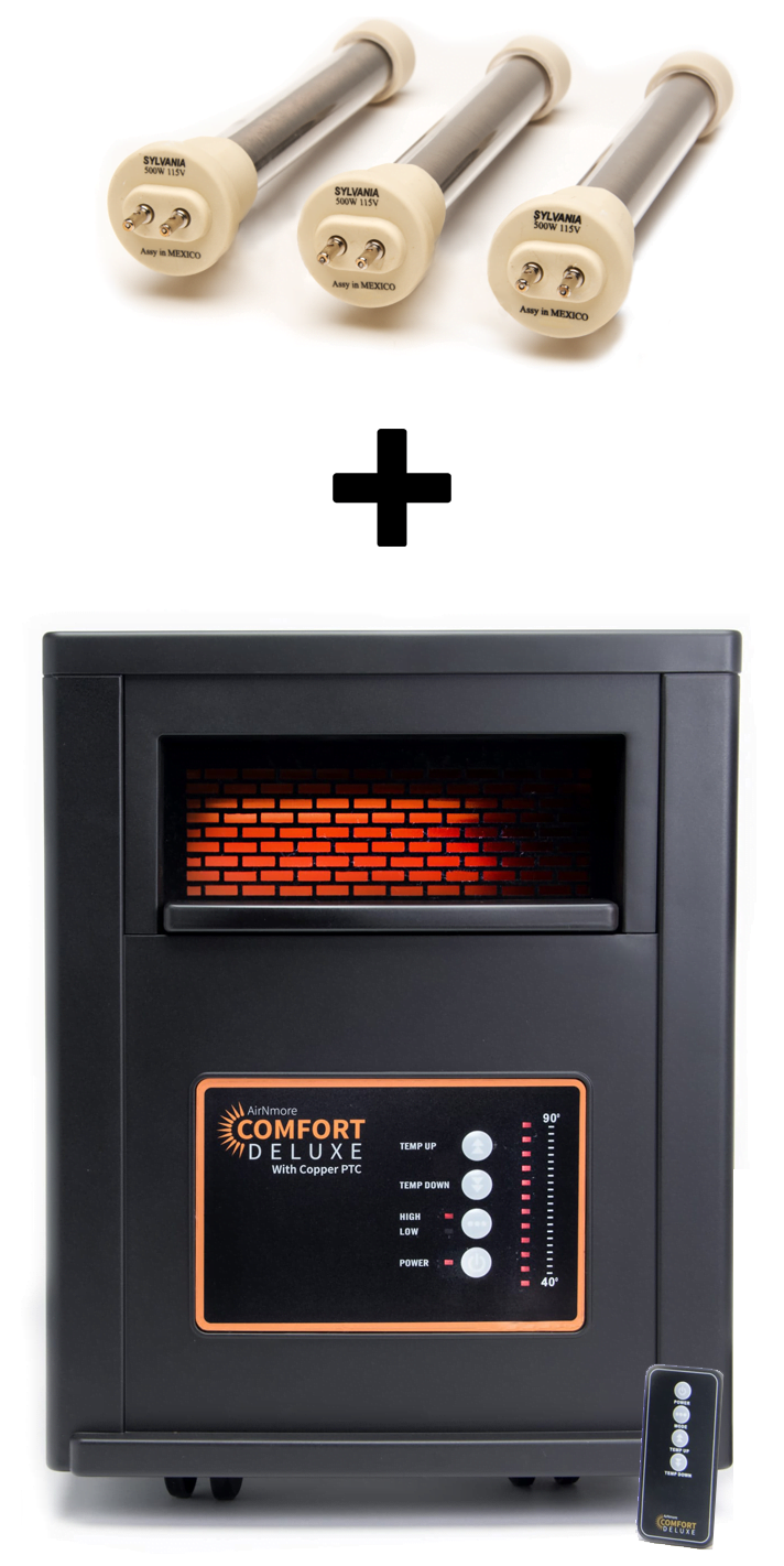 AirNmore® Heater Bulbs for GEN 4 US1000 Set of 3 US001